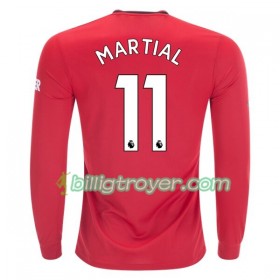 Billige Fotballdrakter Manchester United Anthony Martial 11 Hjemmedraktsett 2019/20 Langermet